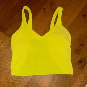 Neon yellow align tank